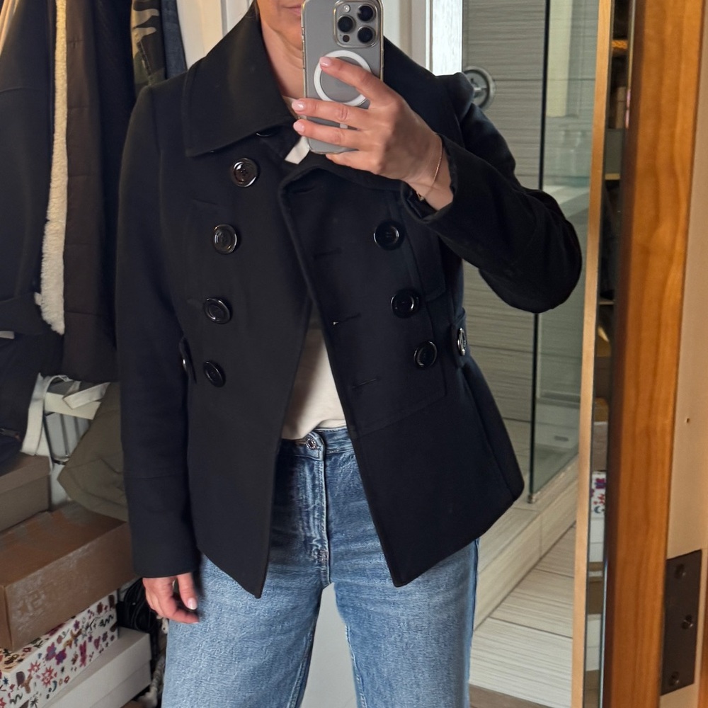 Double breasted utility, trench jacket, 100% cotton